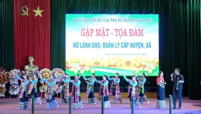 Huyện Quan Sơn gặp mặt – tọa đàm Nữ lãnh đạo quản lý cấp huyện, xã