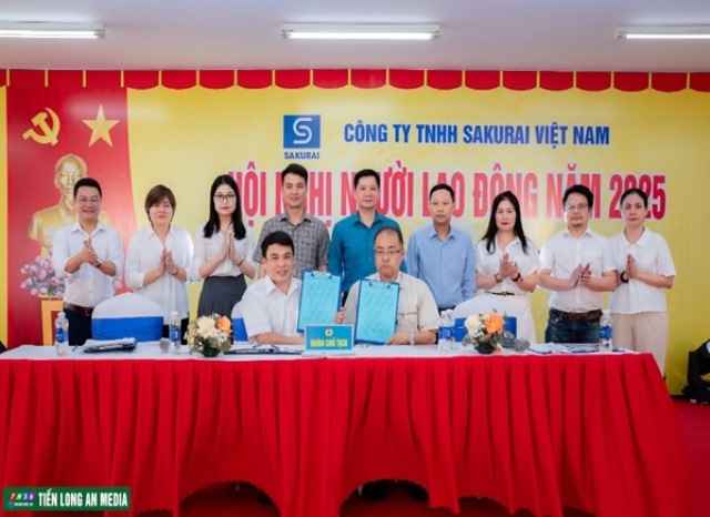 Công đoàn – Công ty TNHH Sakurai Việt Nam tổ chức Hội nghị người lao động năm 2025