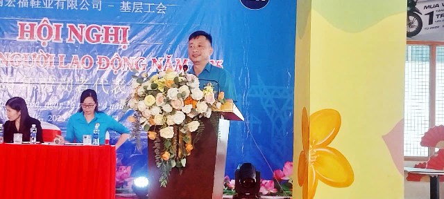 Công đoàn công ty TNHH giầy Aleron Việt Nam tổ chức Hội nghị người lao động năm 2025