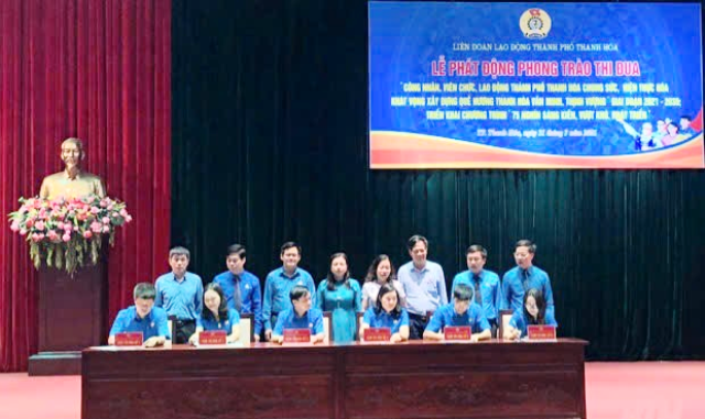 LĐLĐ thành phố Thanh Hóa Đổi mới phương thức hoạt động Công đoàn trong công tác giáo dục chính trị, tư tưởng cho đoàn viên, người lao động